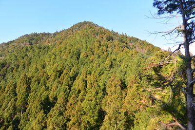 烏帽子山の外観