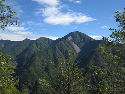 朝日岳の外観