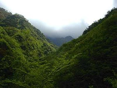 七面山の外観