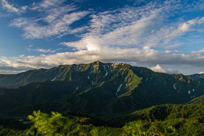 荒沢岳の外観