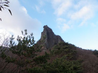 子持山の外観