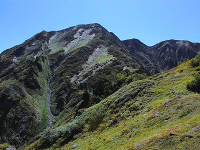 毛勝山の外観