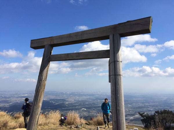 展望が良く気持が良い山頂